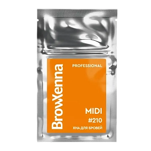 Хна для бровей BrowXenna® (midi-саше) #210 Янтарный концентрат